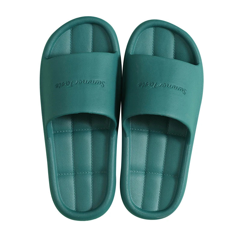 "Cozy Non-Slip Summer Flip Flops for Men, Women, and Kids - Unisex Bathroom Sandals for Home & Hotel"