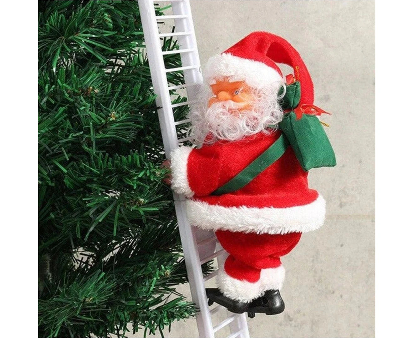 "Magical Climbing Santa - The Perfect Festive Decor for Your Home!"