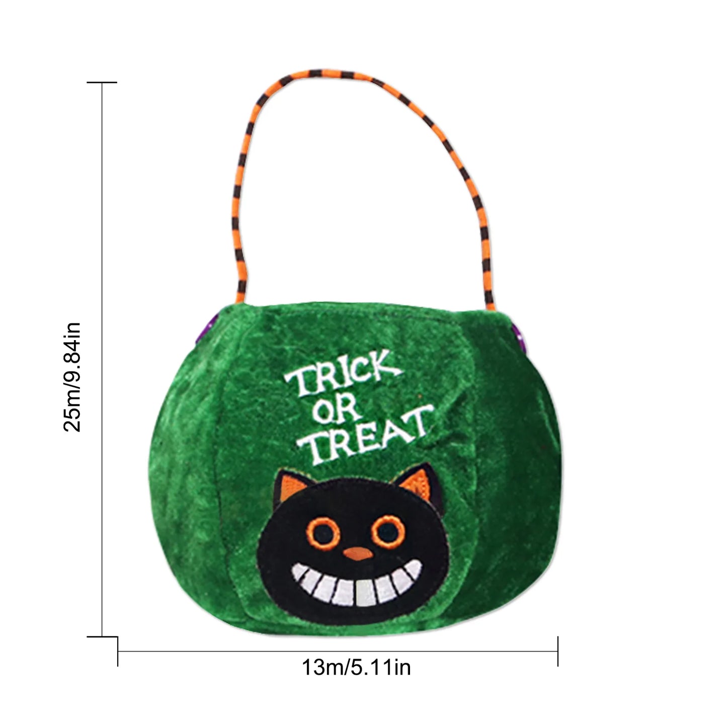 New Halloween Loot Party Kids Pumpkin Trick or Treat Tote Bags Candy Bag Halloween Candy Storage Bucket Portable Gift Basket