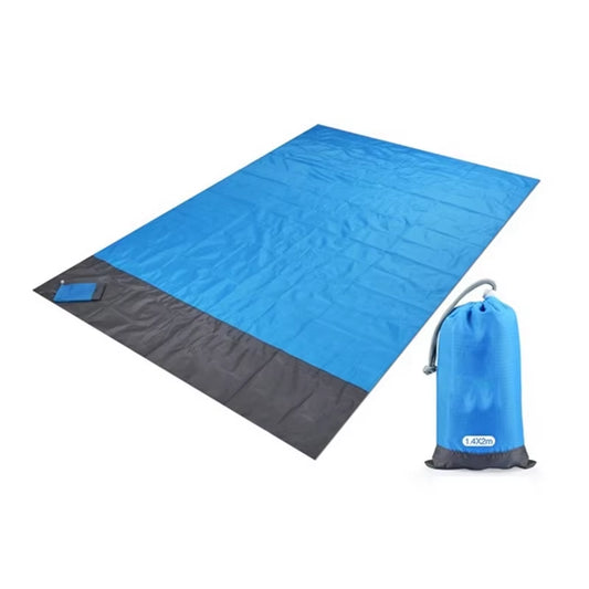 2X2.1M Waterproof Beach Blanket Portable Pocket Picnic Mat Outdoor Camping Mattress Sandproof Grounding Mat Beach Sleeping Pad