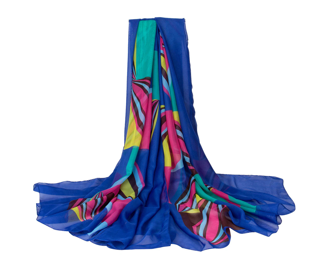 "Vibrant Multi-Functional Wrap Scarf - Stylish Sun-Proof Sarong Dress for Women"