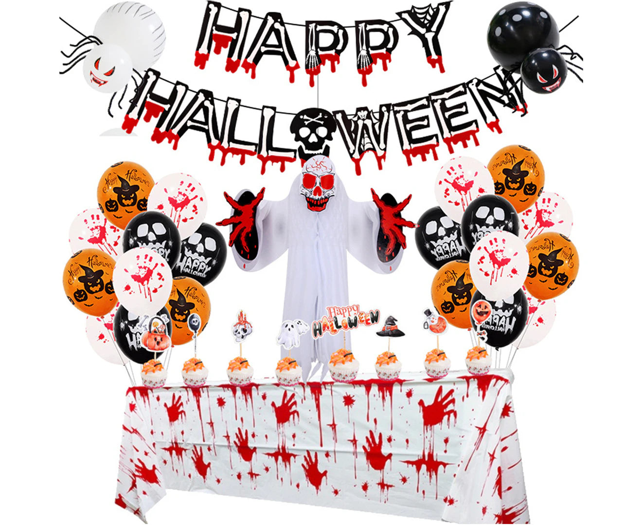 Halloween Balloon Kit,For Kids Halloween Theme Party Background