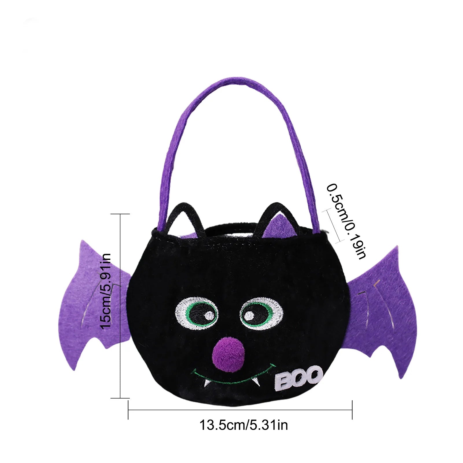 New Halloween Loot Party Kids Pumpkin Trick or Treat Tote Bags Candy Bag Halloween Candy Storage Bucket Portable Gift Basket