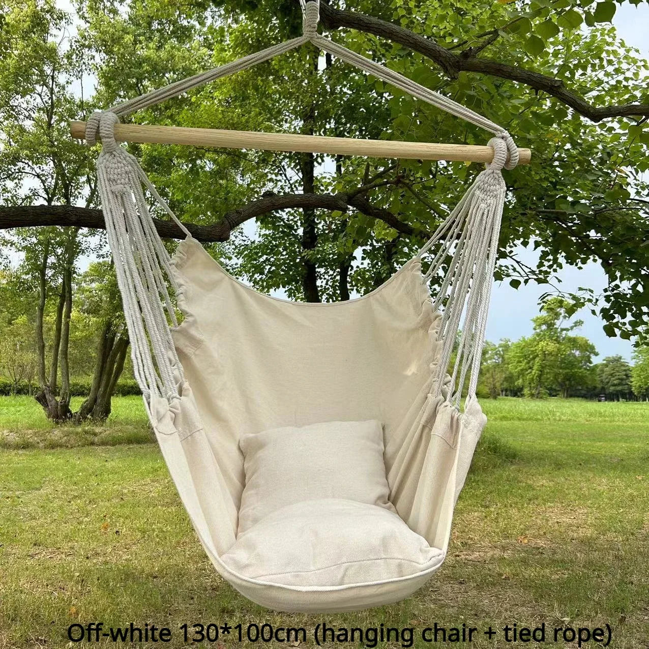 Comfortable Outdoor Hammock Chair with Storage Bag - Perfect for Relaxation and Anti-Rollover Design