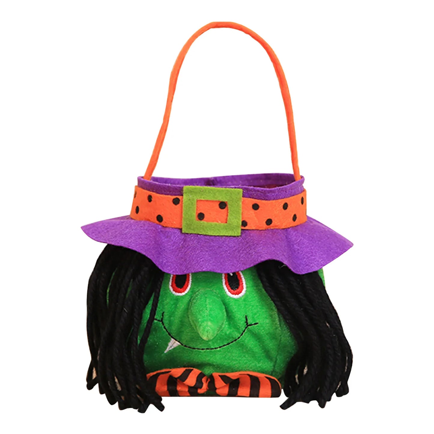 New Halloween Loot Party Kids Pumpkin Trick or Treat Tote Bags Candy Bag Halloween Candy Storage Bucket Portable Gift Basket