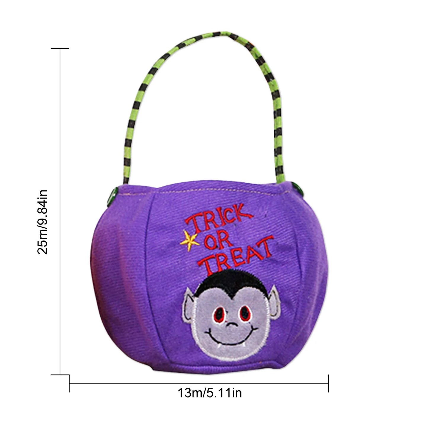 New Halloween Loot Party Kids Pumpkin Trick or Treat Tote Bags Candy Bag Halloween Candy Storage Bucket Portable Gift Basket