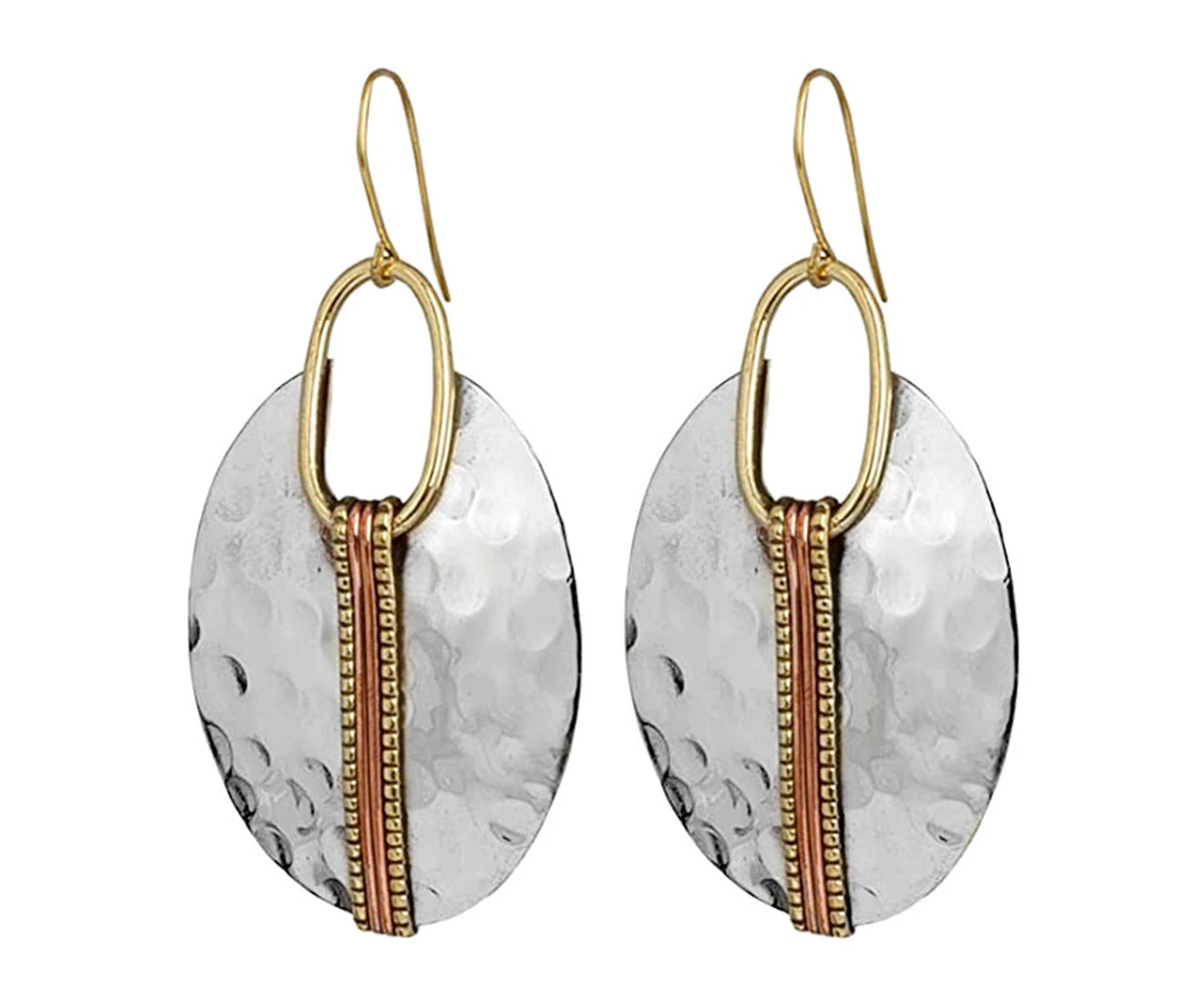 "Chic Geometric Dangle Earrings - Vintage Silver Hook Earrings for Effortless Style on Any Occasion!"