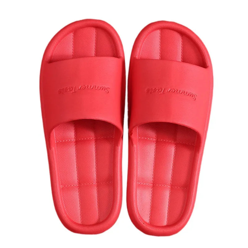 "Cozy Non-Slip Summer Flip Flops for Men, Women, and Kids - Unisex Bathroom Sandals for Home & Hotel"