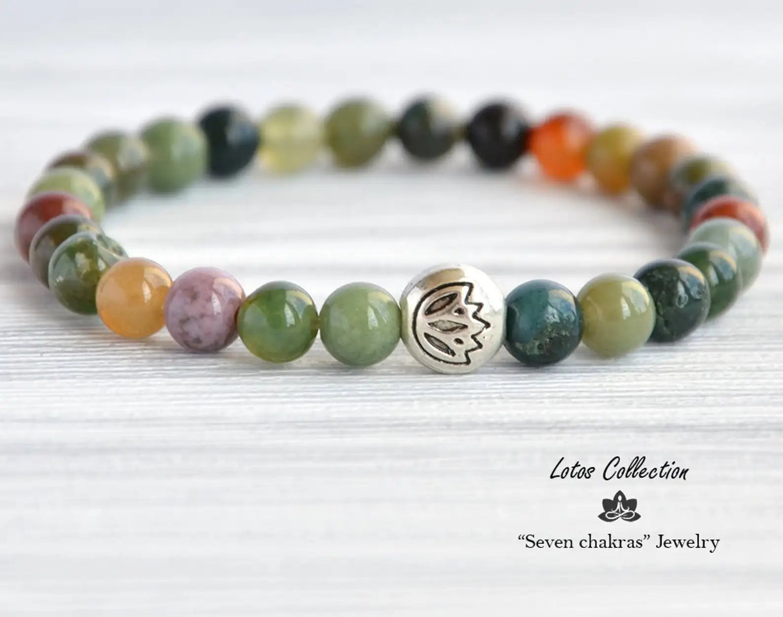 Elephant Bracelet Mala Bracelet Bead Bracelet Stone Jewelry Buddhism Bracelet Yoga Bracelet Fertility Bracelet