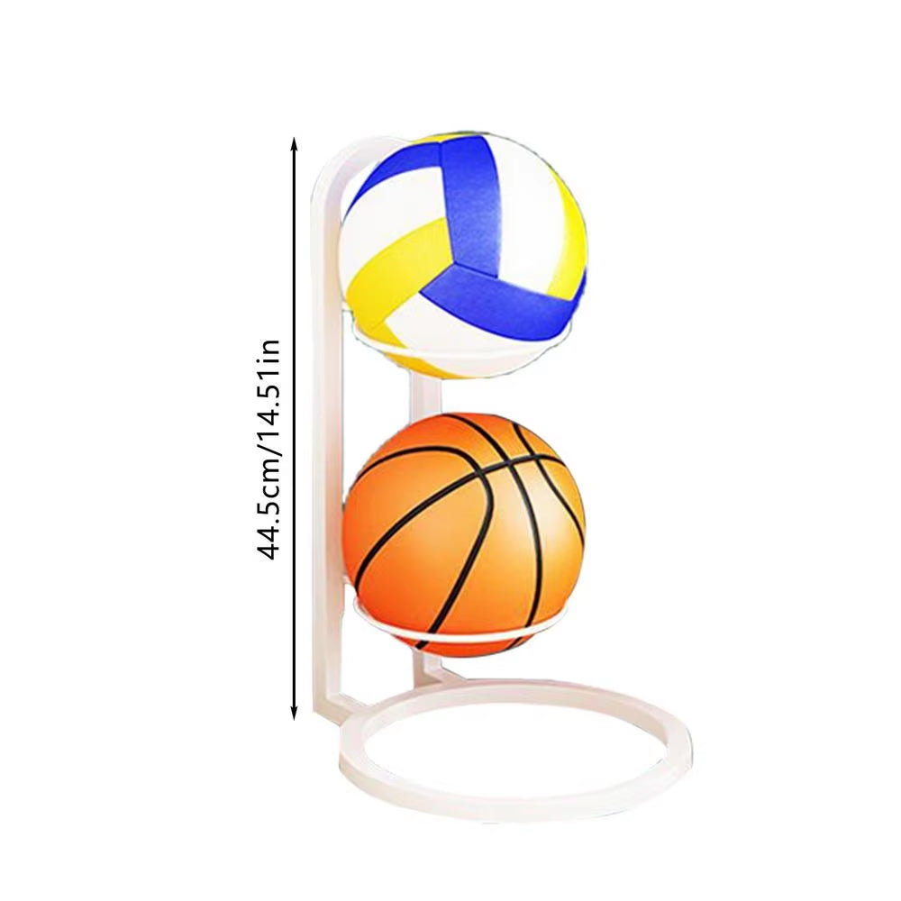 Indoor Kids Basketball Storage Rack - Versatile Ball Holder for Football, Volleyball & More! Perfect for Kindergartens!