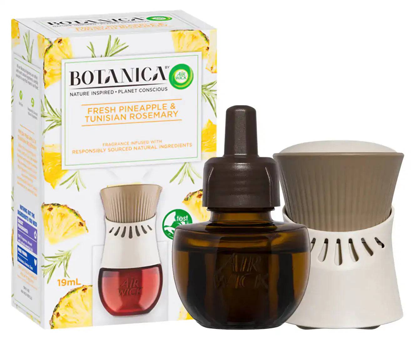 19Ml Botanica Plug in Diffuser W/Refill Pineapple/Tunisian Rosemary