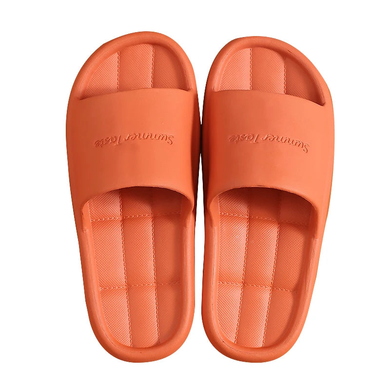 "Cozy Non-Slip Summer Flip Flops for Men, Women, and Kids - Unisex Bathroom Sandals for Home & Hotel"