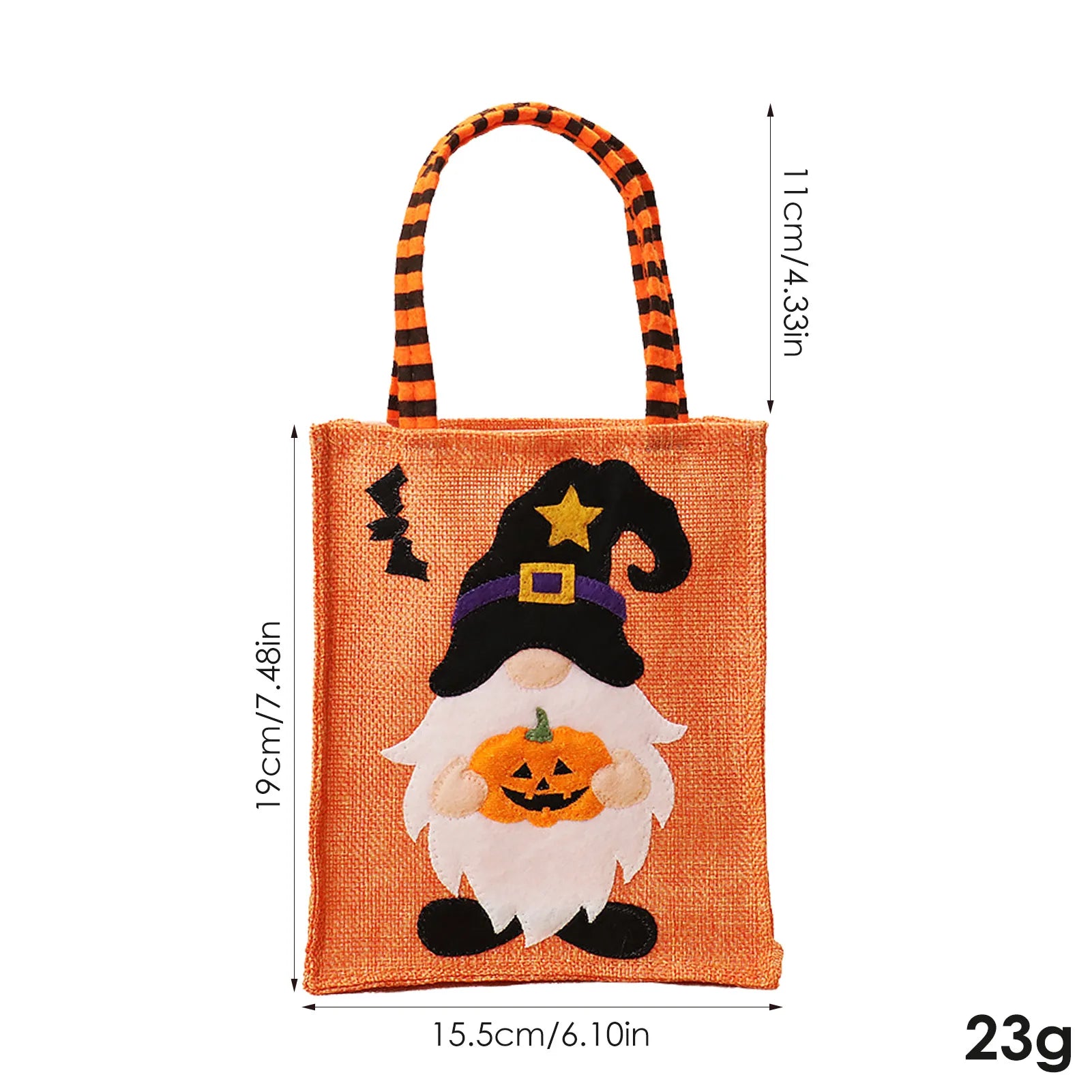 New Halloween Loot Party Kids Pumpkin Trick or Treat Tote Bags Candy Bag Halloween Candy Storage Bucket Portable Gift Basket