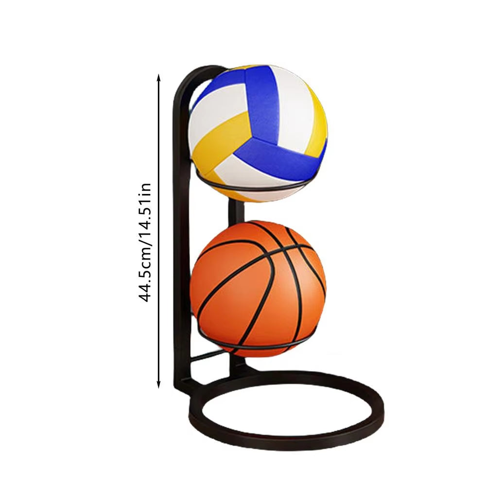 Indoor Kids Basketball Storage Rack - Versatile Ball Holder for Football, Volleyball & More! Perfect for Kindergartens!