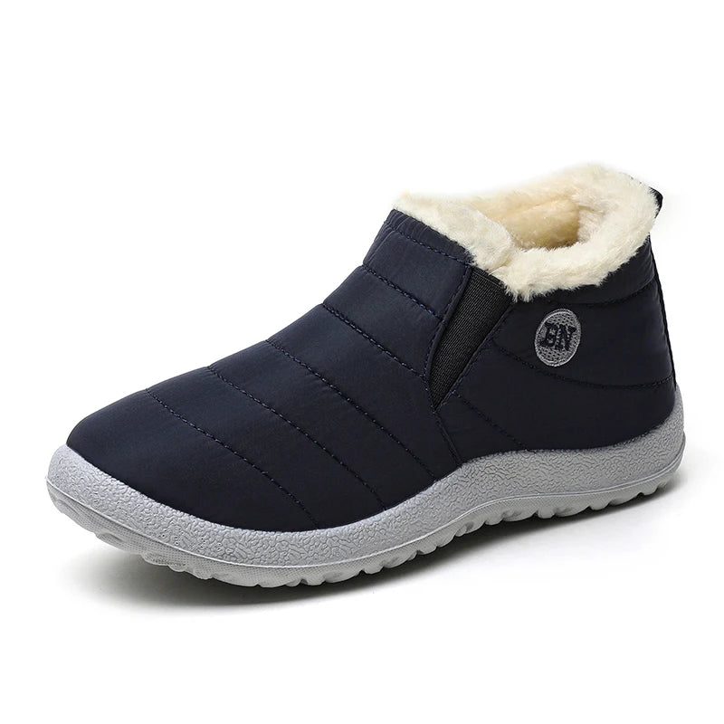 "Cozy & Stylish Women's Waterproof Winter Boots - Fur-Lined Ankle Snow Boots for Ultimate Comfort in 2023!"