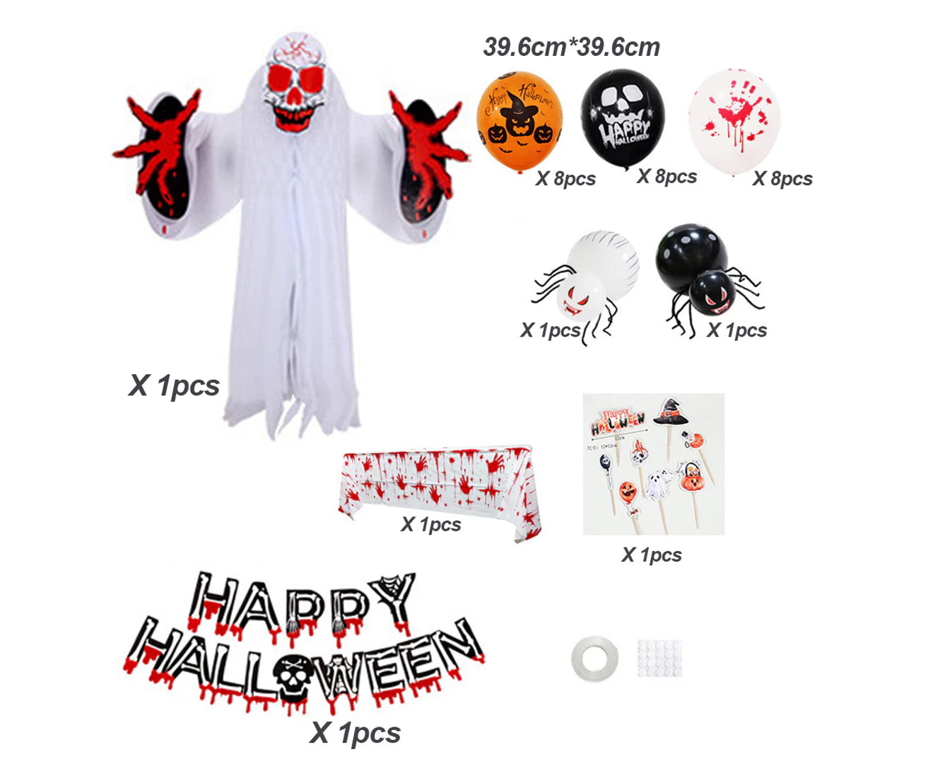 Halloween Balloon Kit,For Kids Halloween Theme Party Background